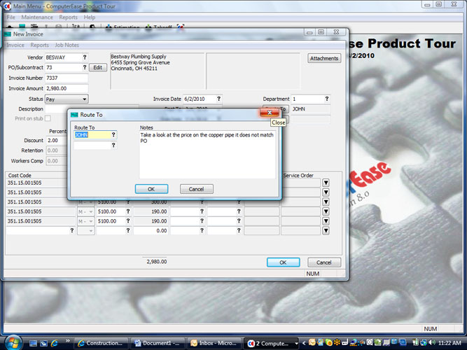 Construction Software by ComputerEase Accounts Payable